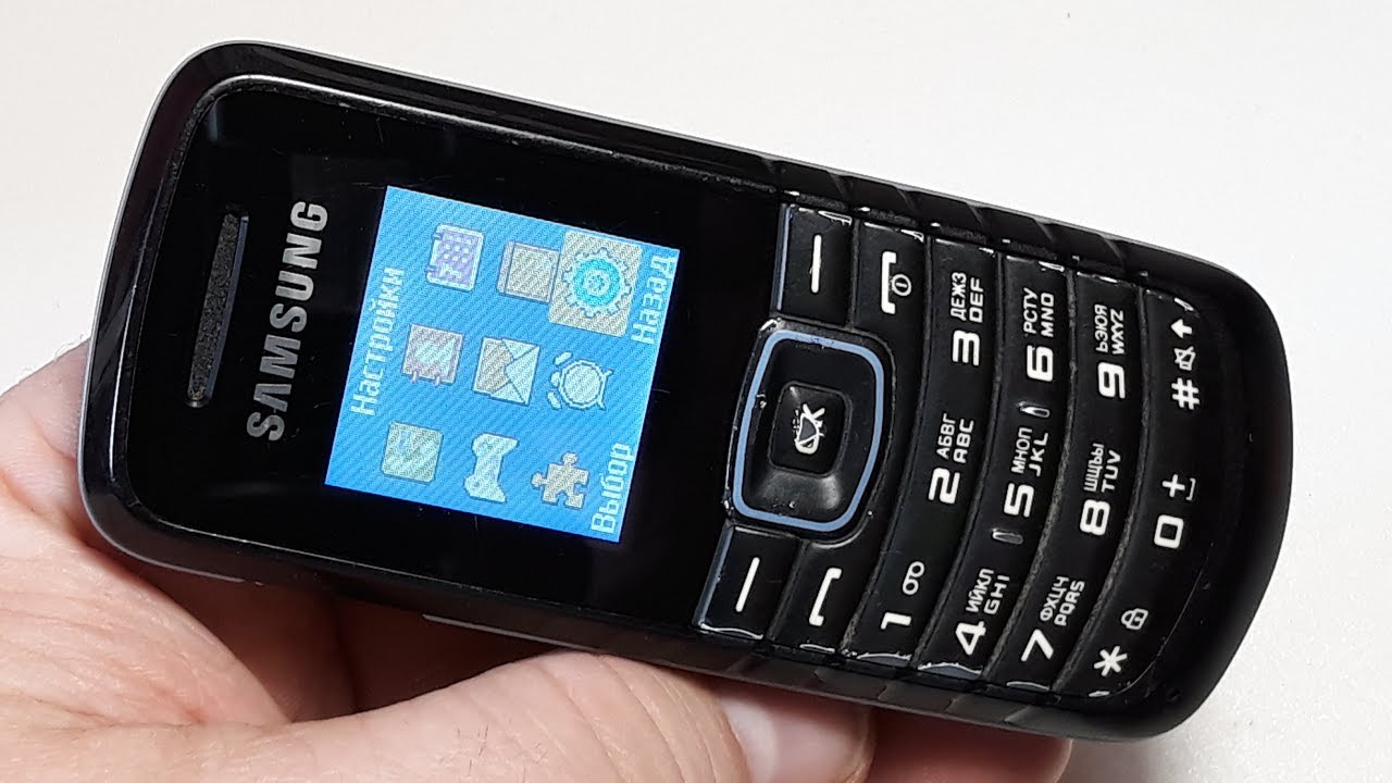 Реставрация Samsung E1080W Восстановление Ревизия ретро телефона русская прошивка