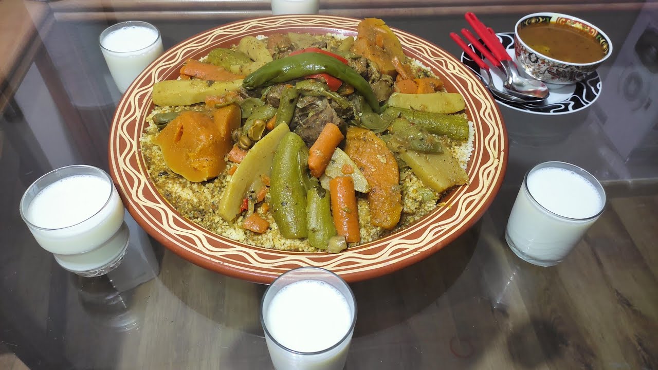 Couscous marroquí 😋 | كسكس المغربي بالخضر و اللحم بطريقه بسيطه و ناجحه😋