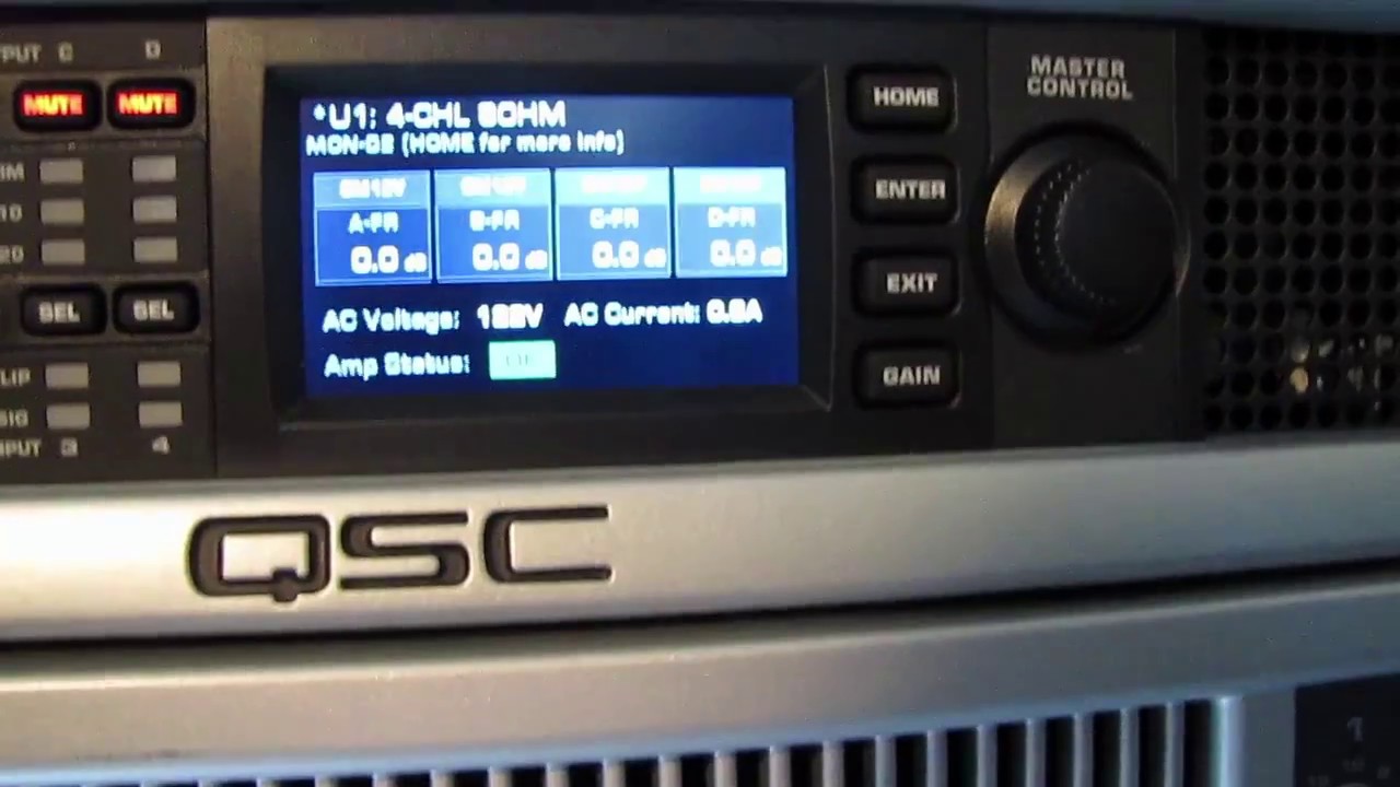 Upgrading the QSC PLD 4.2 firmware