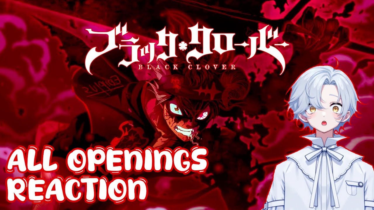 FIRST TIME REACTING TO AND RANKING BLACK CLOVER ALL OPENINGS 1-13