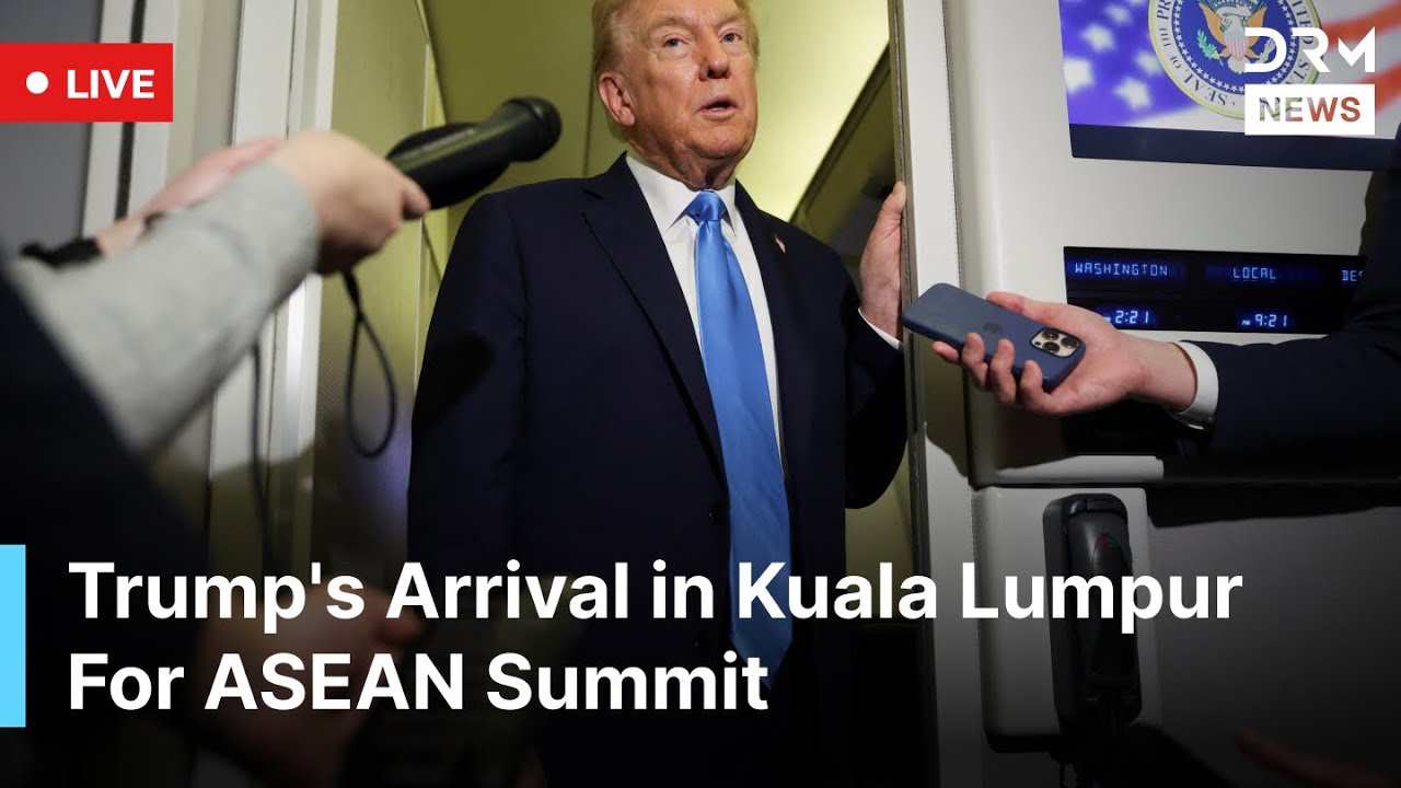 LIVE: President Trump Lands in Malaysia For Historic ASEAN Summit 2025 | AC1G