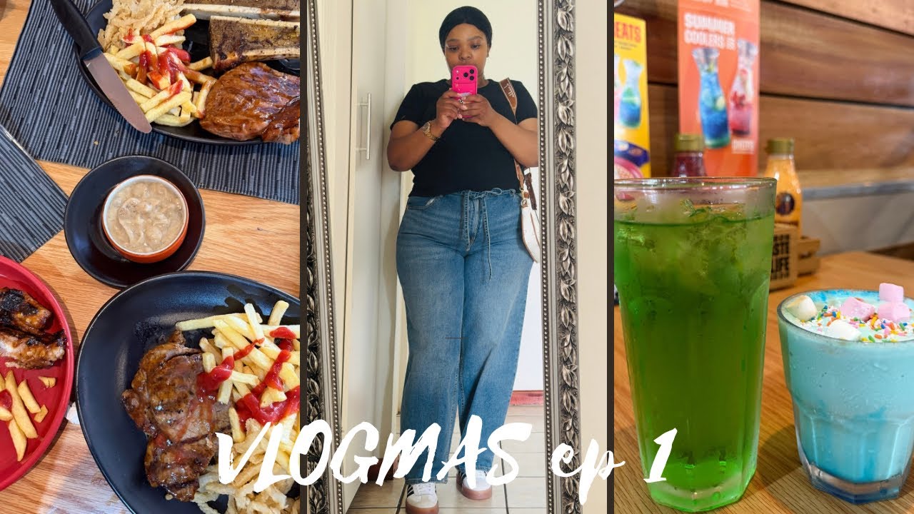 #VLOGMAS ep 1 : CHRISTMAS SHOPPING || EATING OUT || LET’S GO TO CHURCH || PLAY DATE .