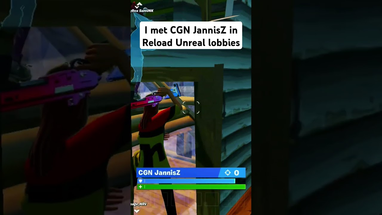 I met CGN JannisZ in Reload Unreal lobbies🤯#fortnite #fortniteclips #jannisz #fortniteshorts
