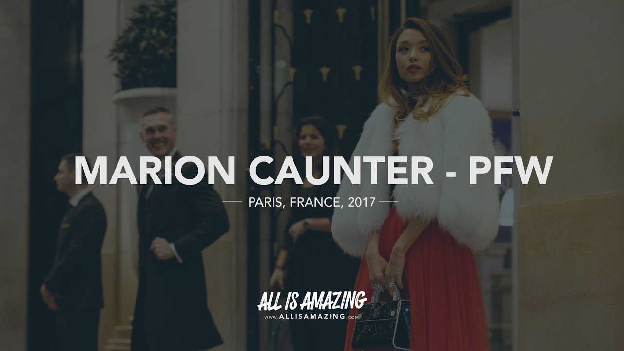 Marion Caunter for Paris Fashion Week