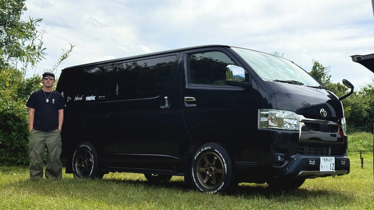 【スノーボーダーの愛車紹介】長野〜北海道まで車中泊ロングトリップ仕様のDIYトヨタハイエース/としろー
