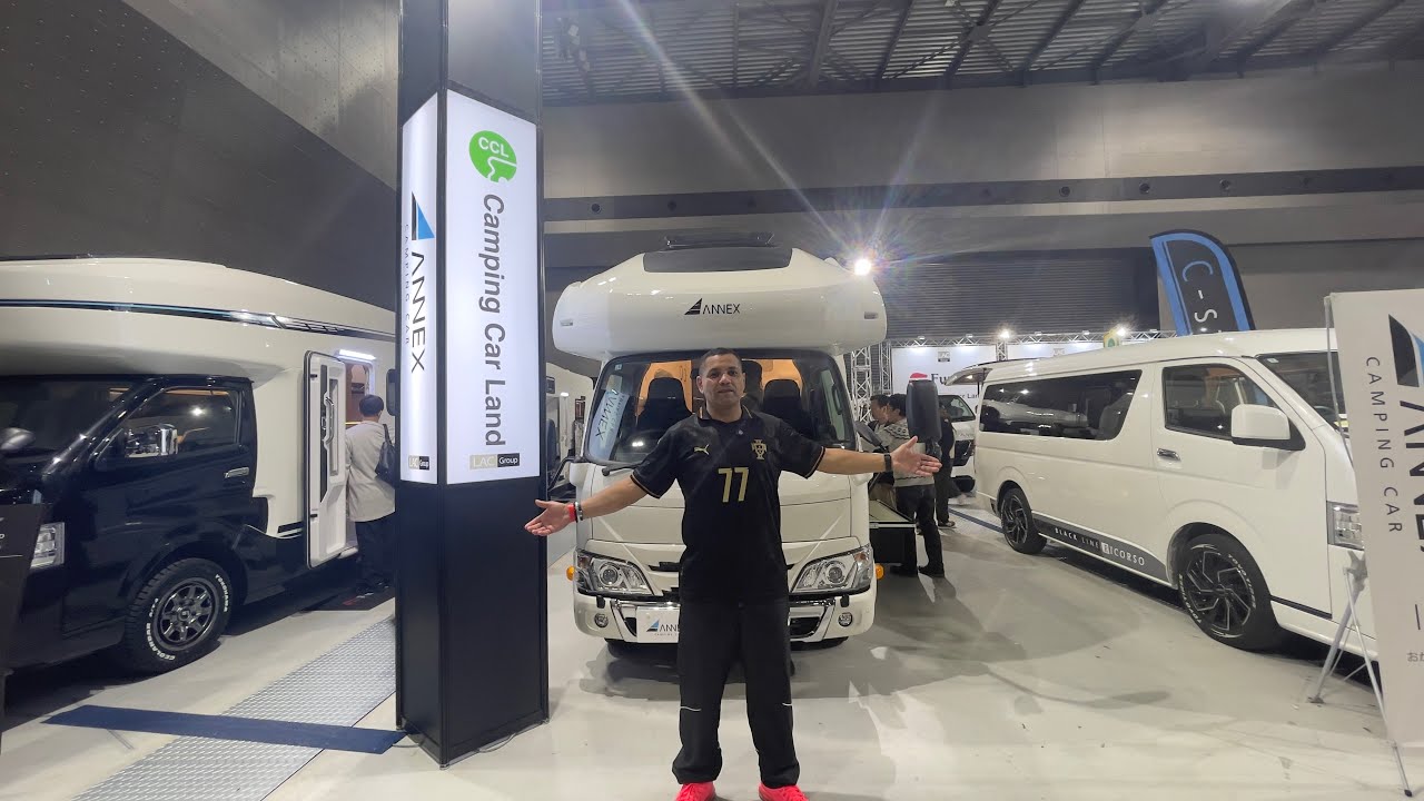 Casas sobre rodas no Japão: Tour pelo Camping Car Fair 2026 🚐 | Parte 1