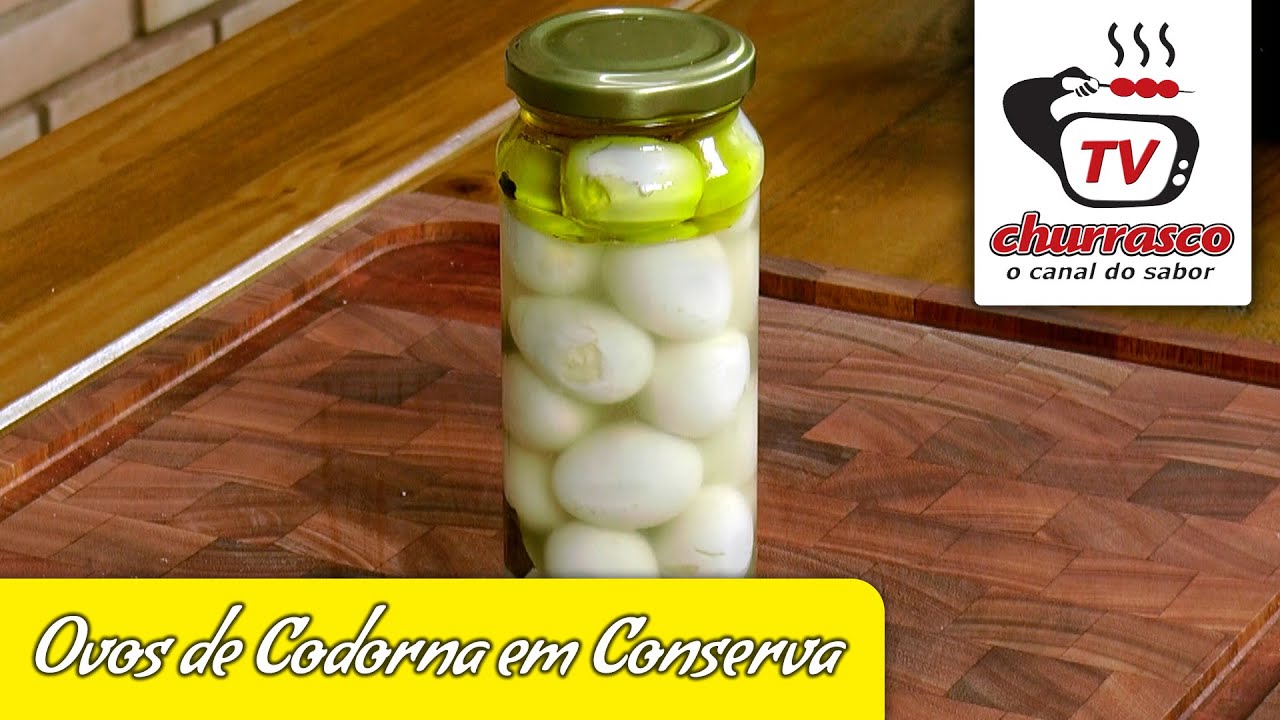 Receita de Ovos de Codorna em Conserva - TvChurrasco