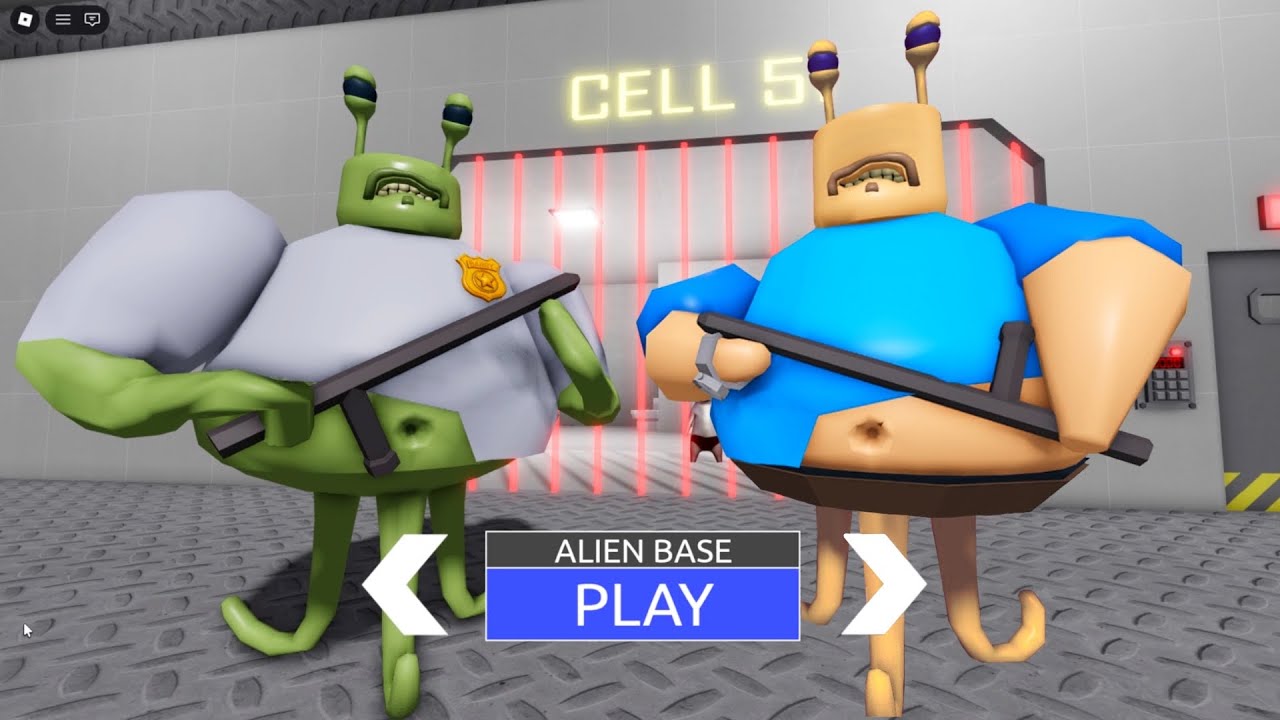 Alien BARRY'S PRISON RUN! HARD MODE! Walkthrough FULL GAME #Roblox