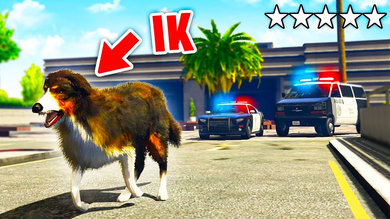 POLITIE vs HONDEN in GTA 5! (Mod)