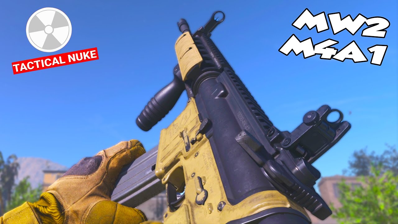 CLASSIC M4A1 From MW2! Nuke Gameplay! Modern Warfare!