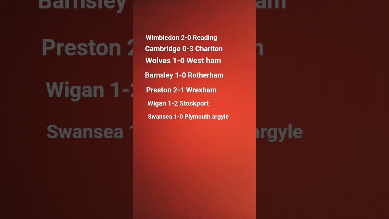 Carabao cup predictions part 4