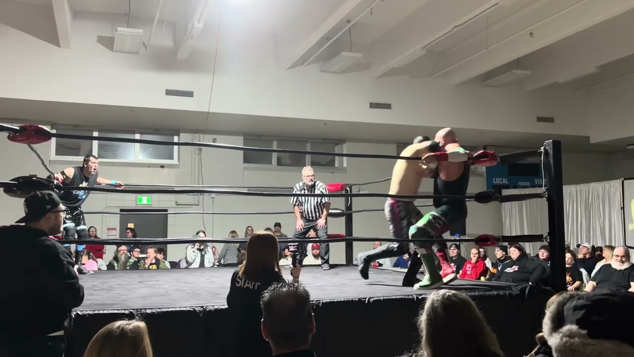 Promotion JR 31 janvier 2026 triple menace Kevin Brien vs Fred Roméo vs Crasher Kid 