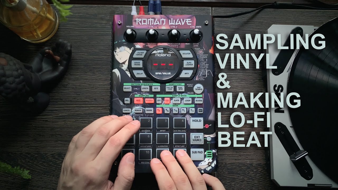 Sampling Bill Evans vinyl and making #LoFi #HipHop Beat with SP-404 // RomanWave #sp404 #reloopspin