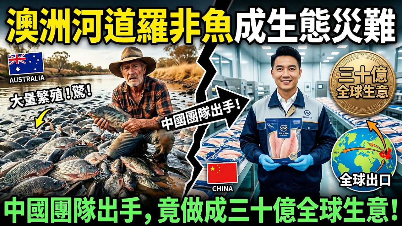 每立方米二十八條！澳洲生態告急，沒人要的害魚，被中國做成世界爆款！