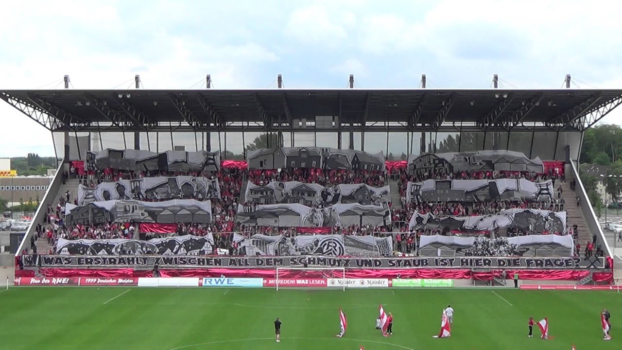 Choreo der Ultras Essen 24.05.2014