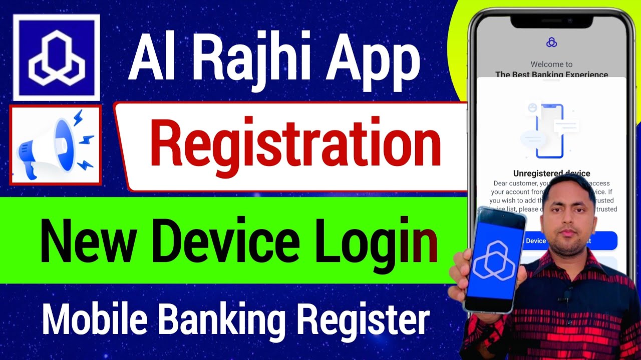 Al Rajhi App Device Registration | Al rajhi mobile banking registration | Al rajhi app login