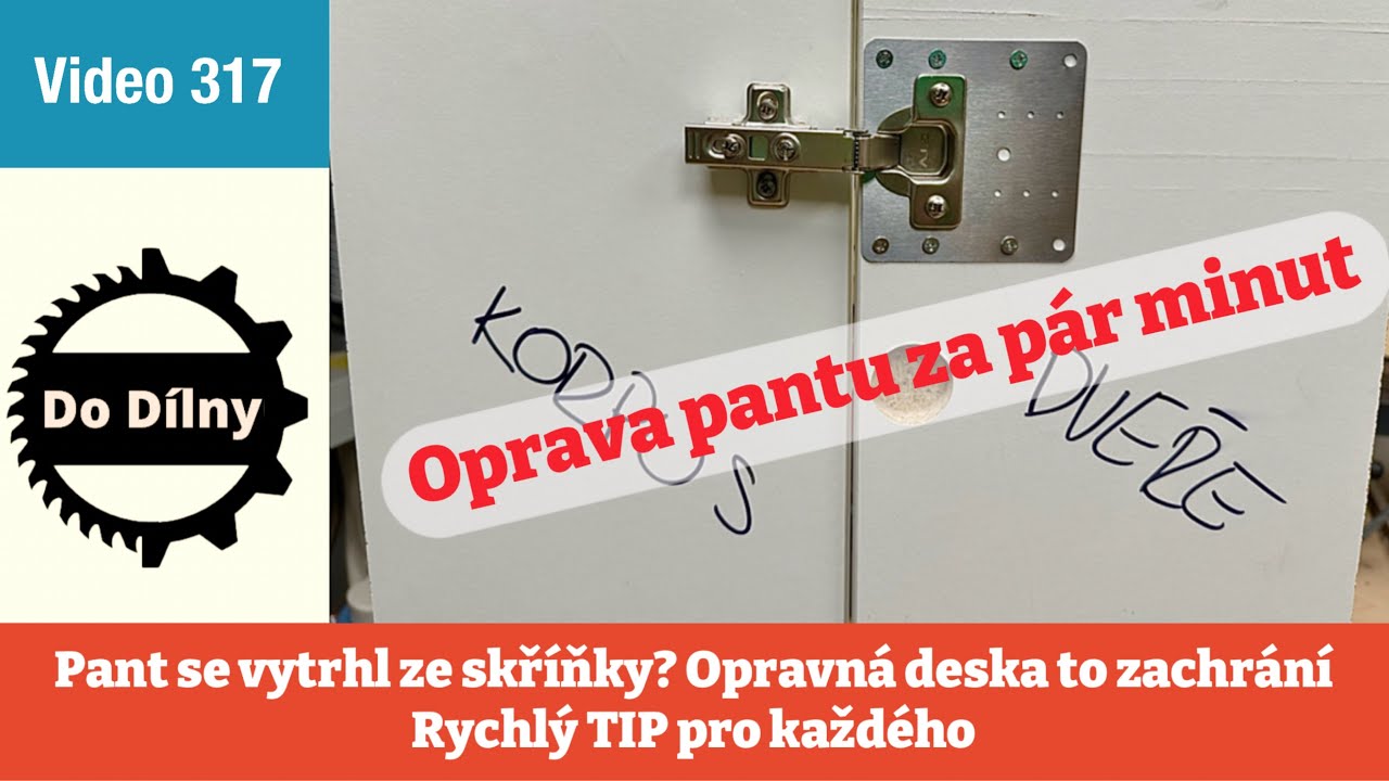 Pant se vytrhl ze skříňky? Opravná deska to zachrání