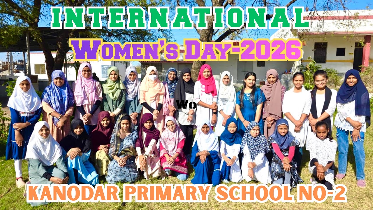International women’s day celebration Kanodar primary school no-2
