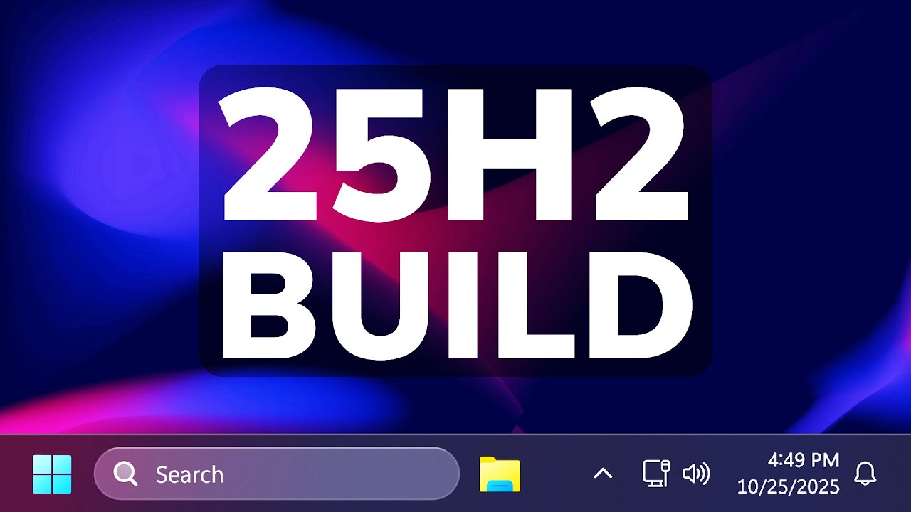 Новая сборка Windows 11 25H2 26220.6982 &mdash; новая функция поля поиска, меню &laquo;Пуск&raquo;, настройки и исп...