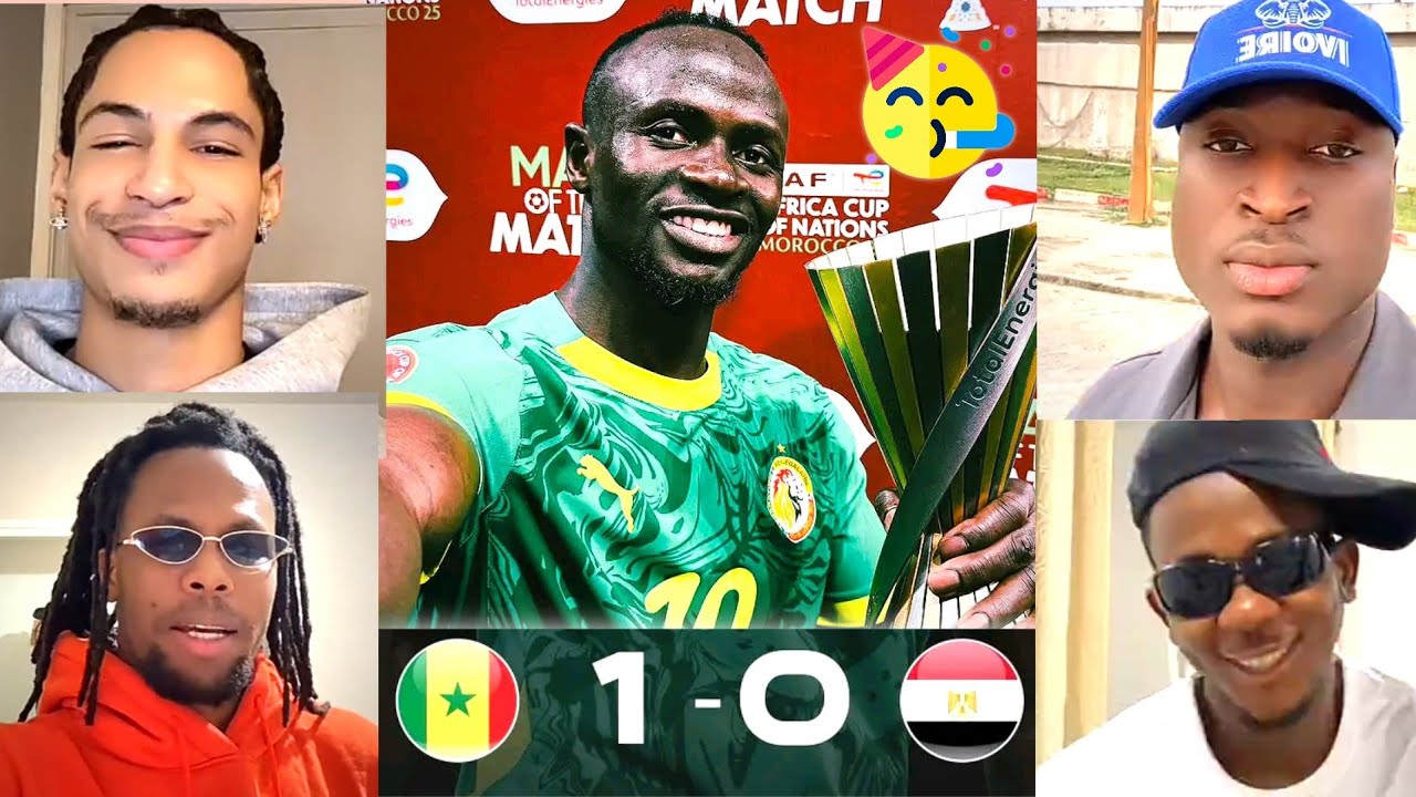 🎉Le Sénégal se qualifie en Finale de la CAN : Les REACTl0NS