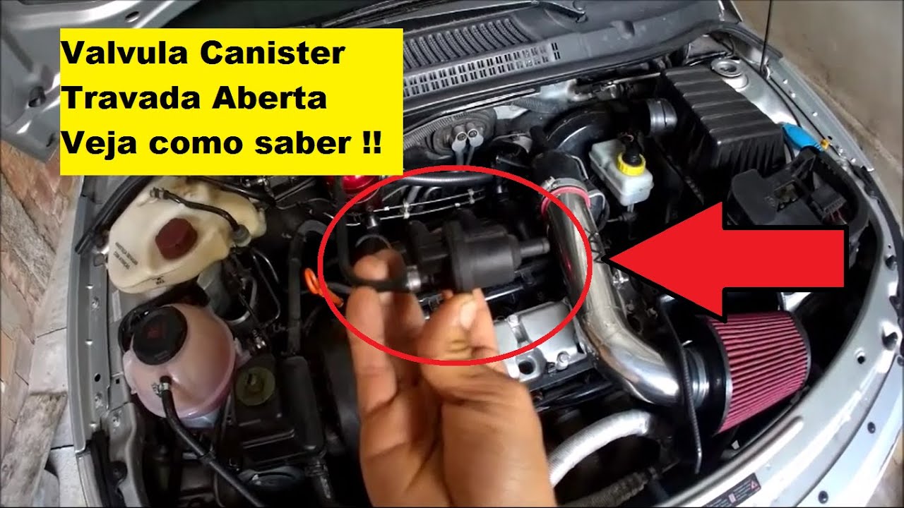 válvula do canister travada aberta