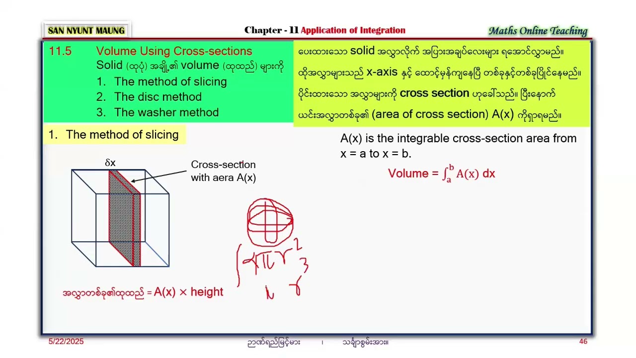 G-12Chapter-11  Application of Integration Part (10)For 2025-2026