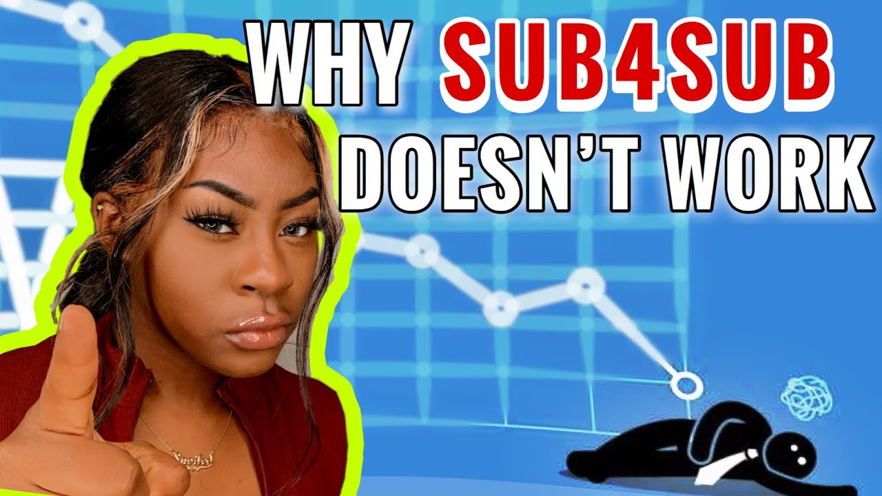 SMALL Youtuber?? Does SUB4SUB WORK? ... NOPE! 🙅🏾&zwj;♀️ *HURTS YOUR CHANNEL!*