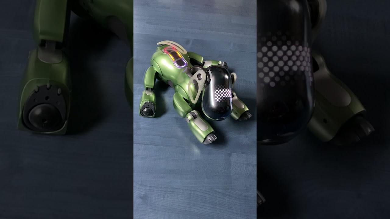 Robot Dog Sony AIBO ERS-7 Custom Avocado Green Metallic