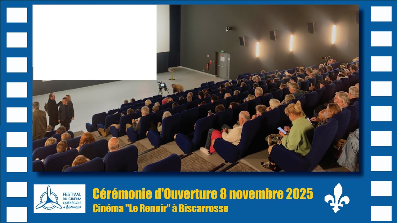 Cérémonie ouverture Festival cinéma Québécois Biscarrosse