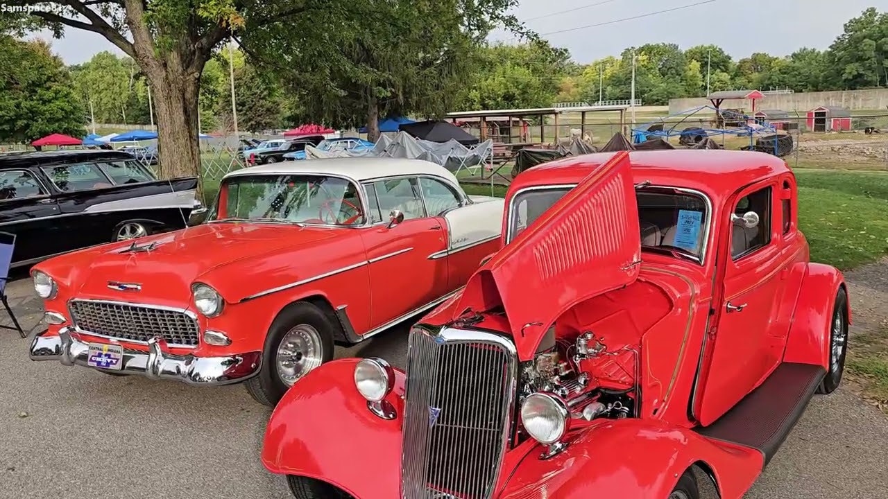 Ducktail Run & James Dean festival classic car show sister cities Gas City & Fairmount Indiana