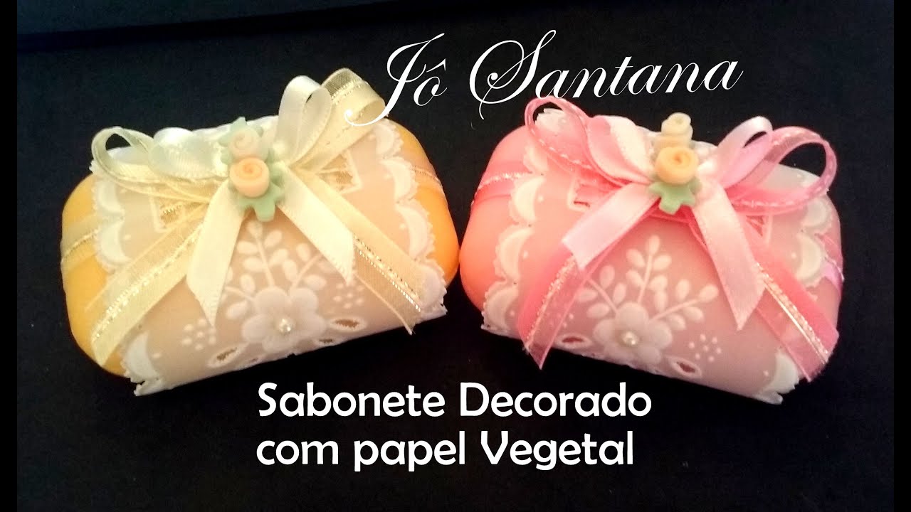 Sabonete Decorado / Dia das Mães