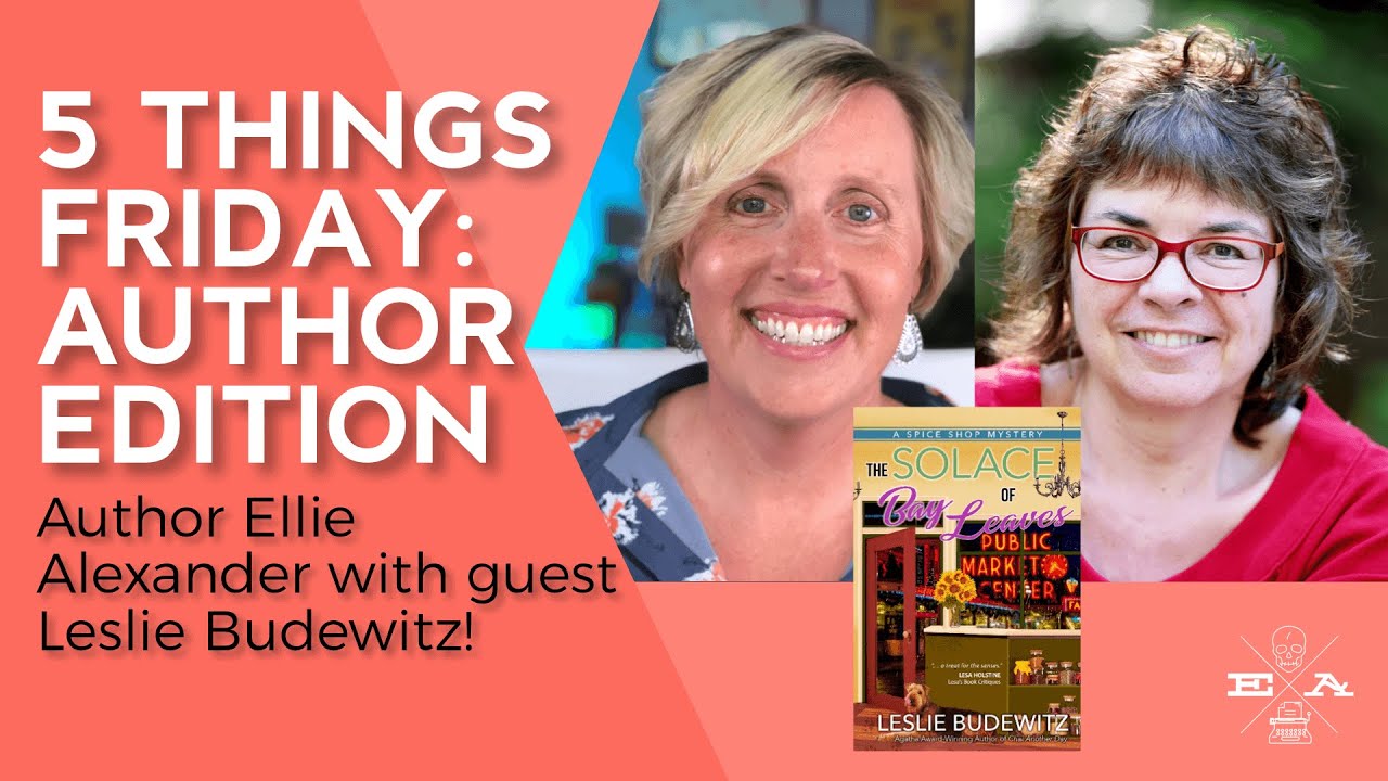 Cozy Mysteries Author Interview ☠️📚 5 Things Friday - Leslie Budewitz