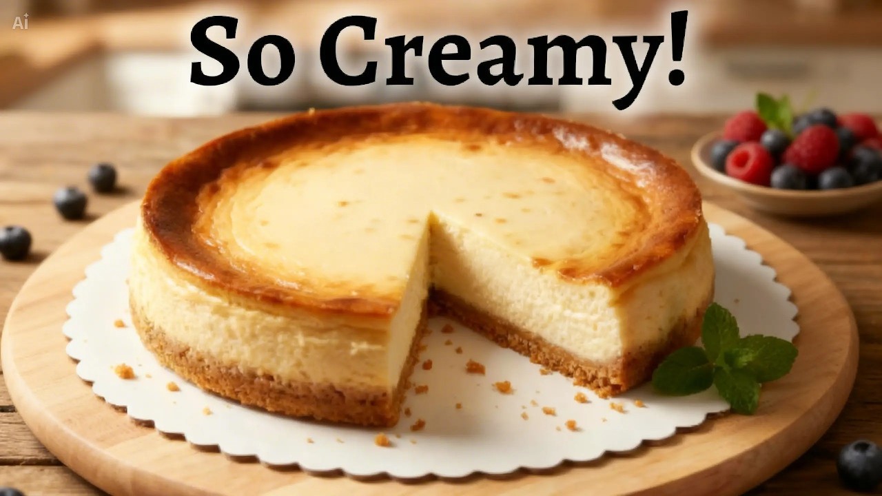The Creamiest Cheesecake | Easy Homemade Recipe