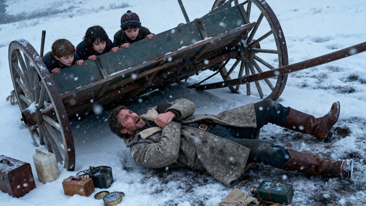 Lost In A Blizzard On Christmas Eve — Single Father And His Kids Found More Than Shelter