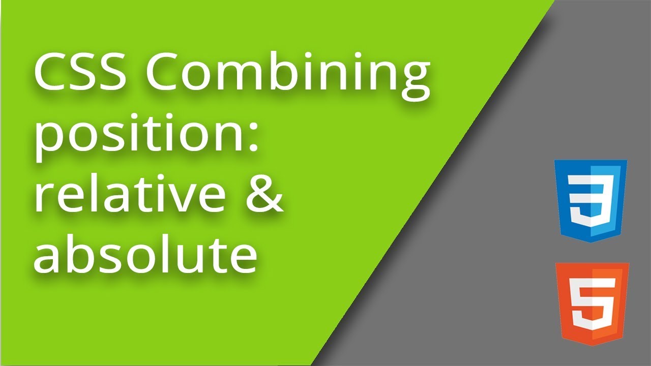 Combining CSS position relative and absolute