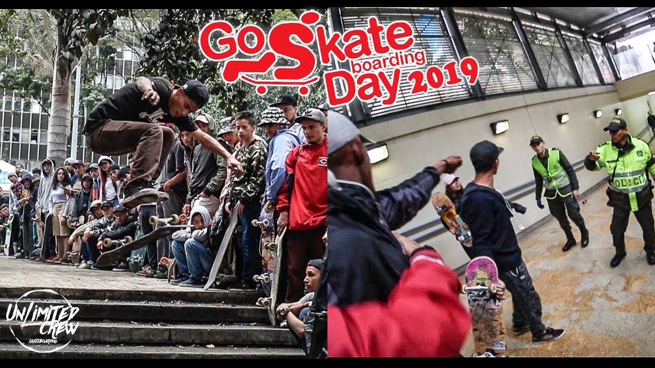 Dia del Skateboarding Bogota-Colombia 2019 (SKATER VS POLICIAS)
