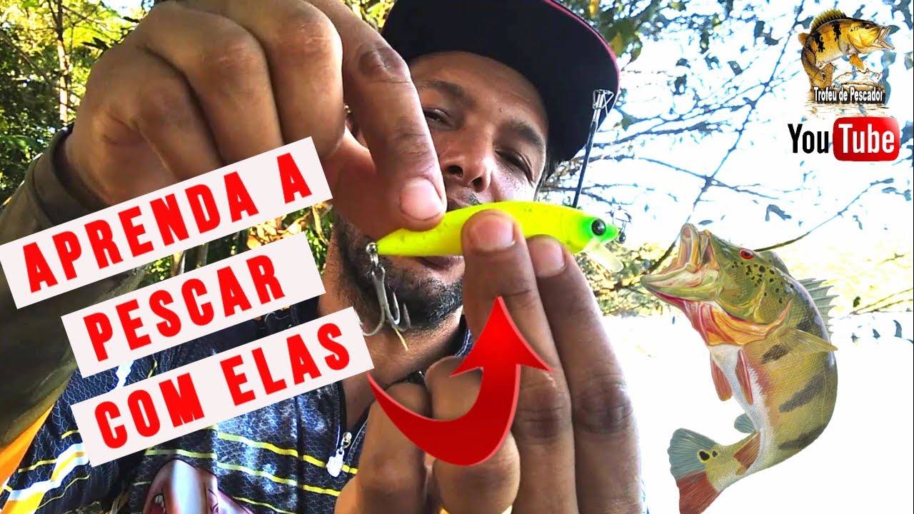 COMO PESCAR COM ISCA ARTIFICIAL DE MEIA &Aacute;GUA. Para iniciantes!