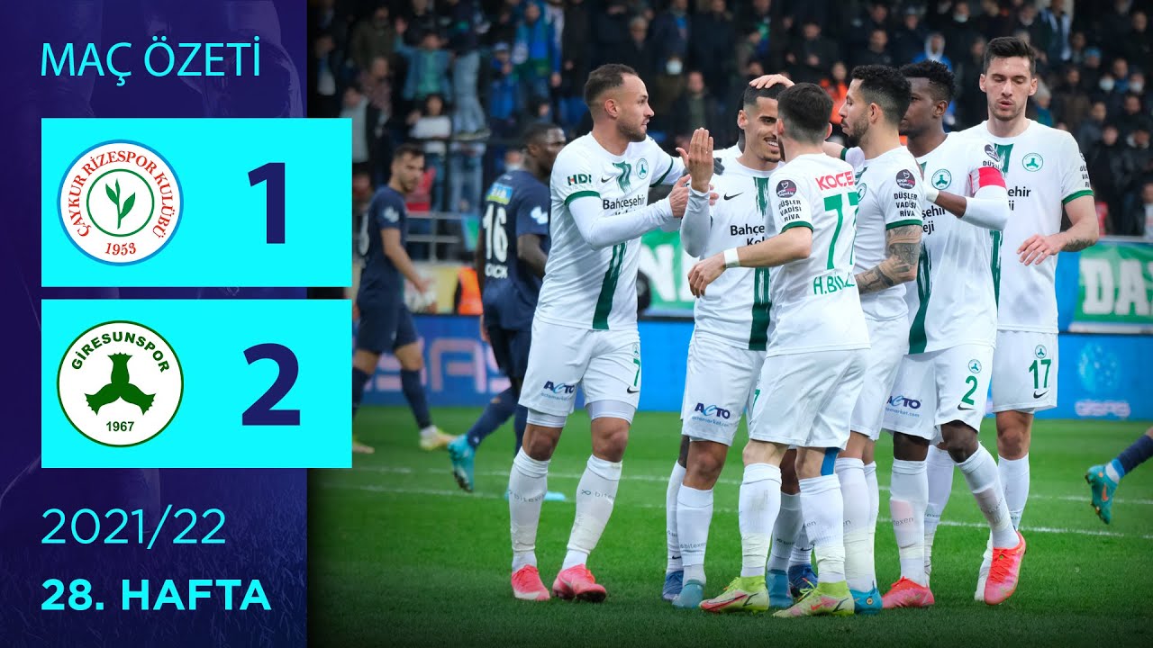ÖZET: Çaykur Rizespor 1-2 Giresunspor | 28. Hafta - 2021/22