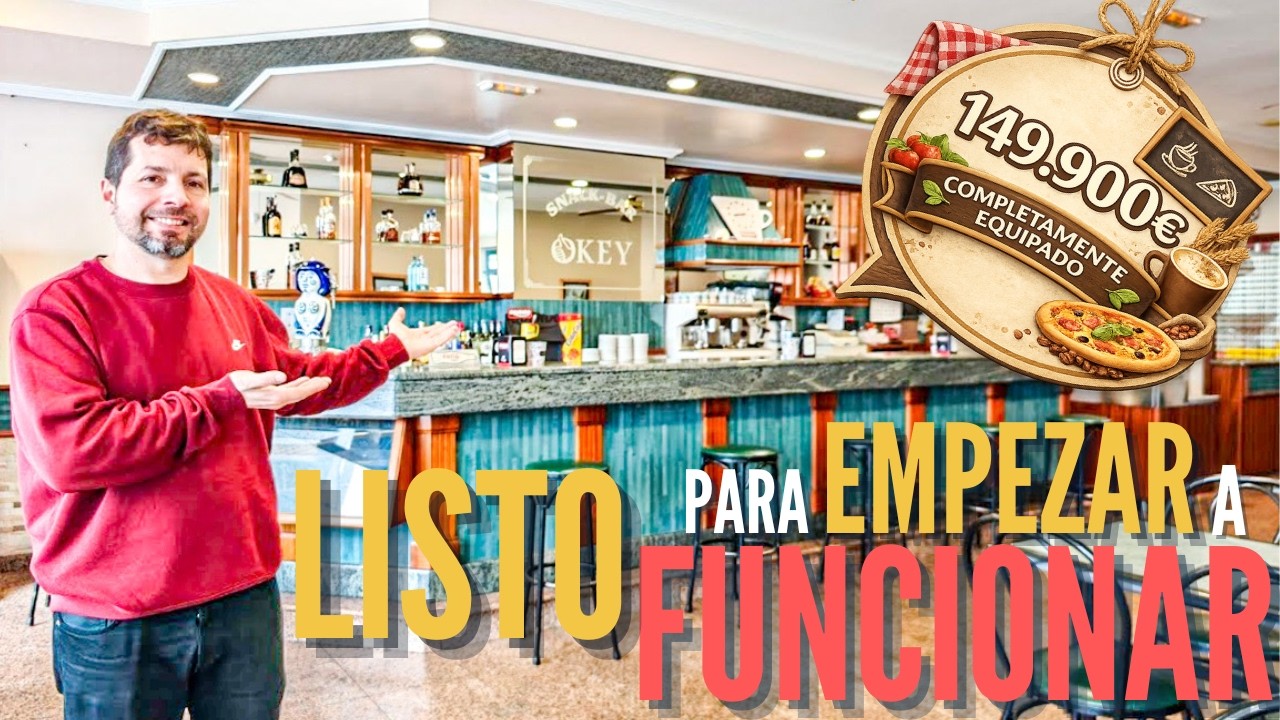 ☕🍕NEGOCIO en VENTA totalmente EQUIPADO 💼 Zona ESTRATÉGICA de INVERSIÓN CARBALLO (A Coruña) 149.990€