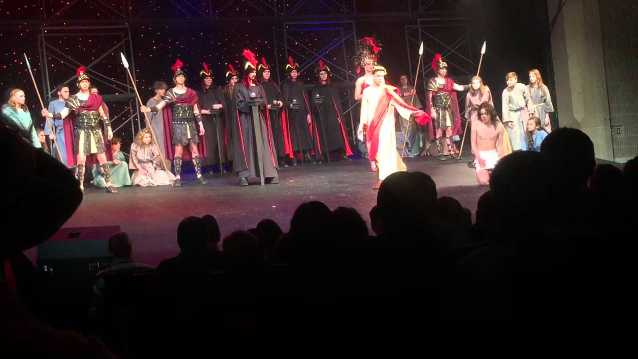 4.30.16 Trial by Pilate with Jake in GHS's Jesus Christ Superstar