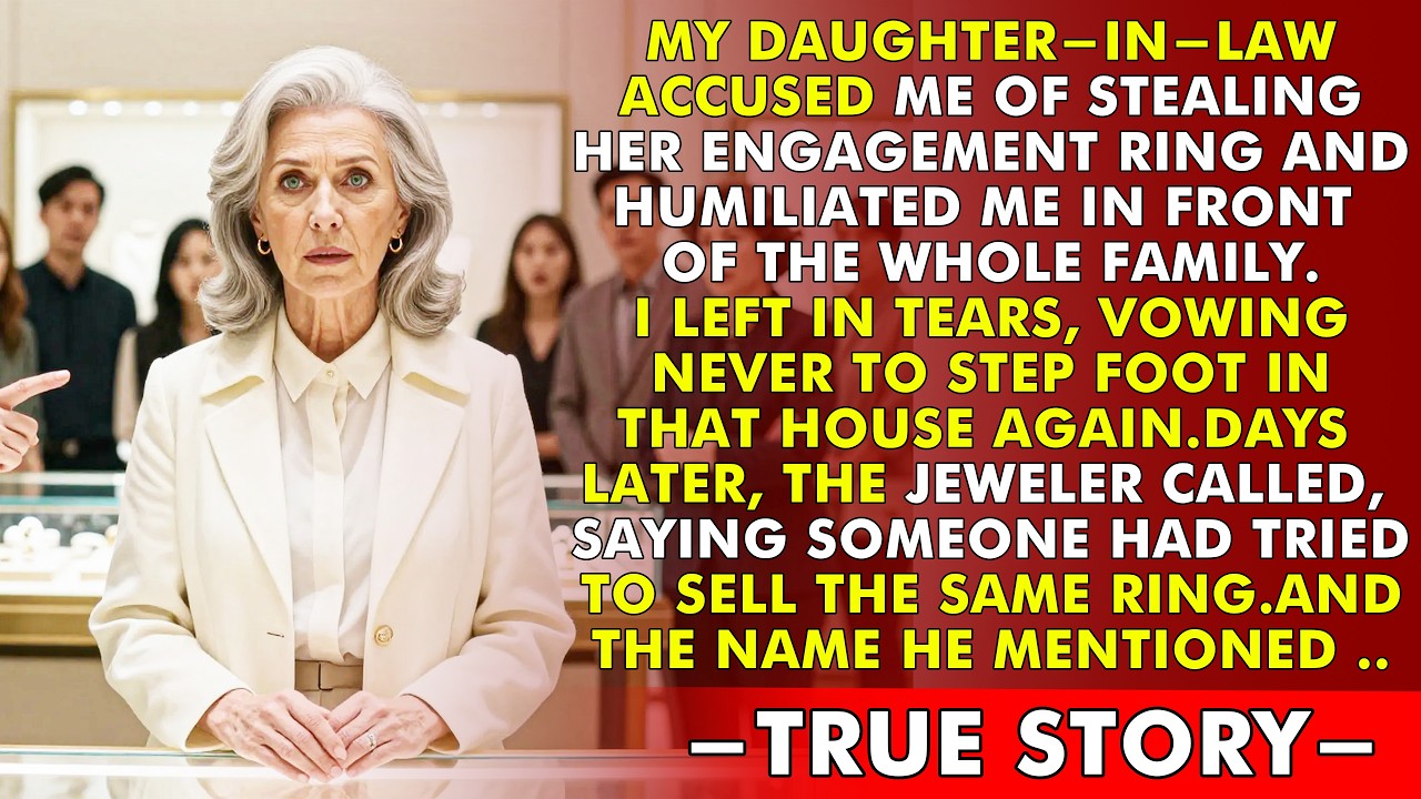 My Daughter In Law Accused Me Of Stealing Her Ring, But What The Jeweler Revealed Left Me Speech