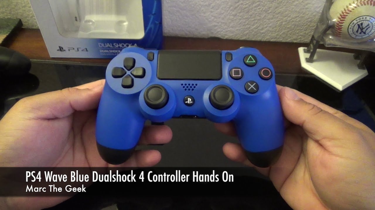 PS4 Wave Blue DualShock 4 Controller Hands On