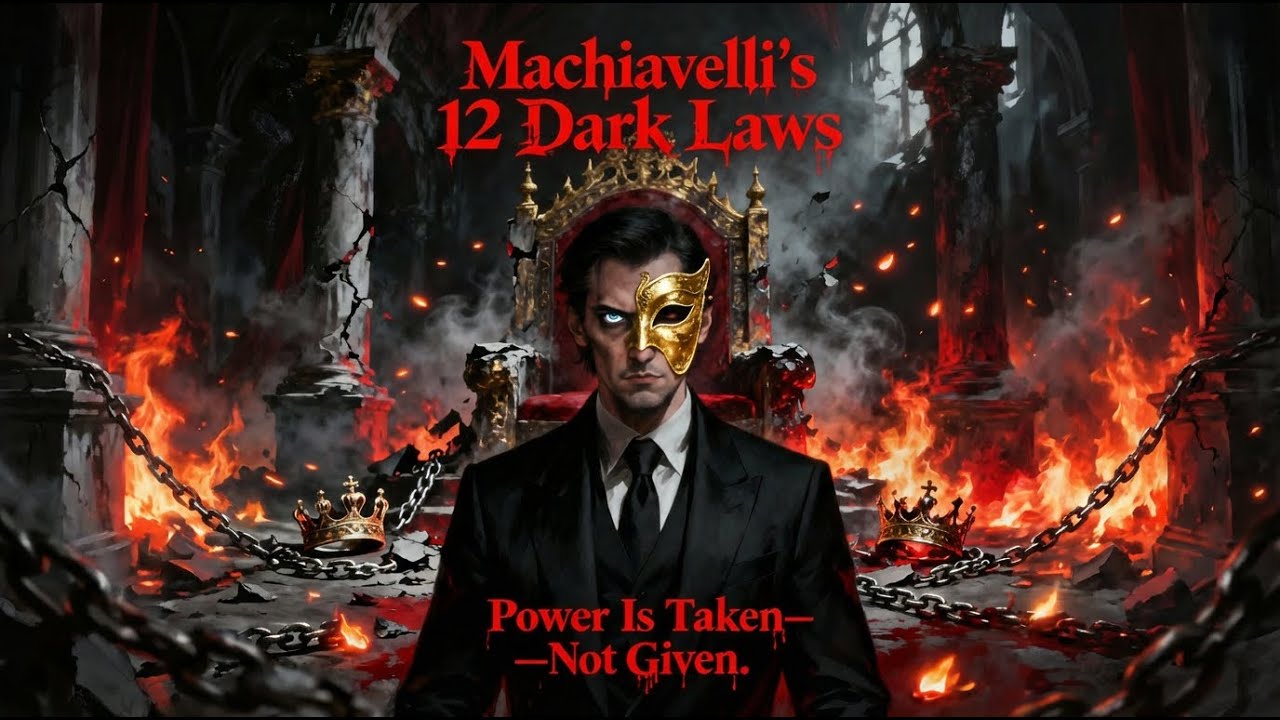 The Ruthless Art of Acquiring Power at All Cost – Machiavelli’s 12 Dark Laws of Power