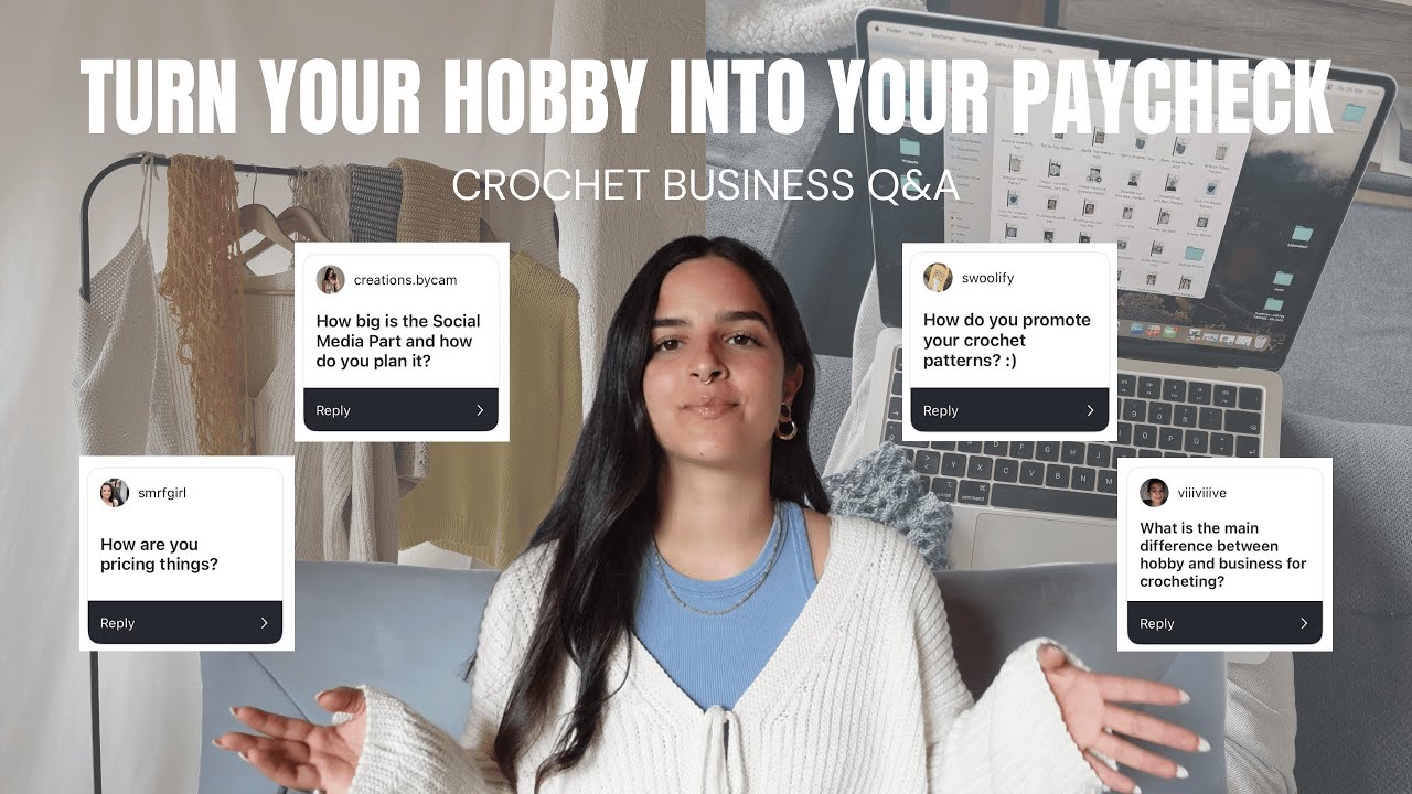 Start your crochet BUSINESS now!🧶🤍Q&A