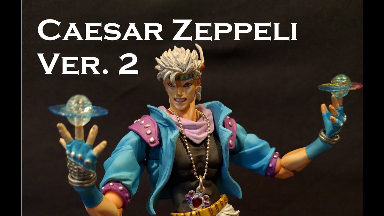 Super Action Statue CAESAR ZEPPELI Ver. 2 Figure Review (Jojo's Bizarre Adventure)
