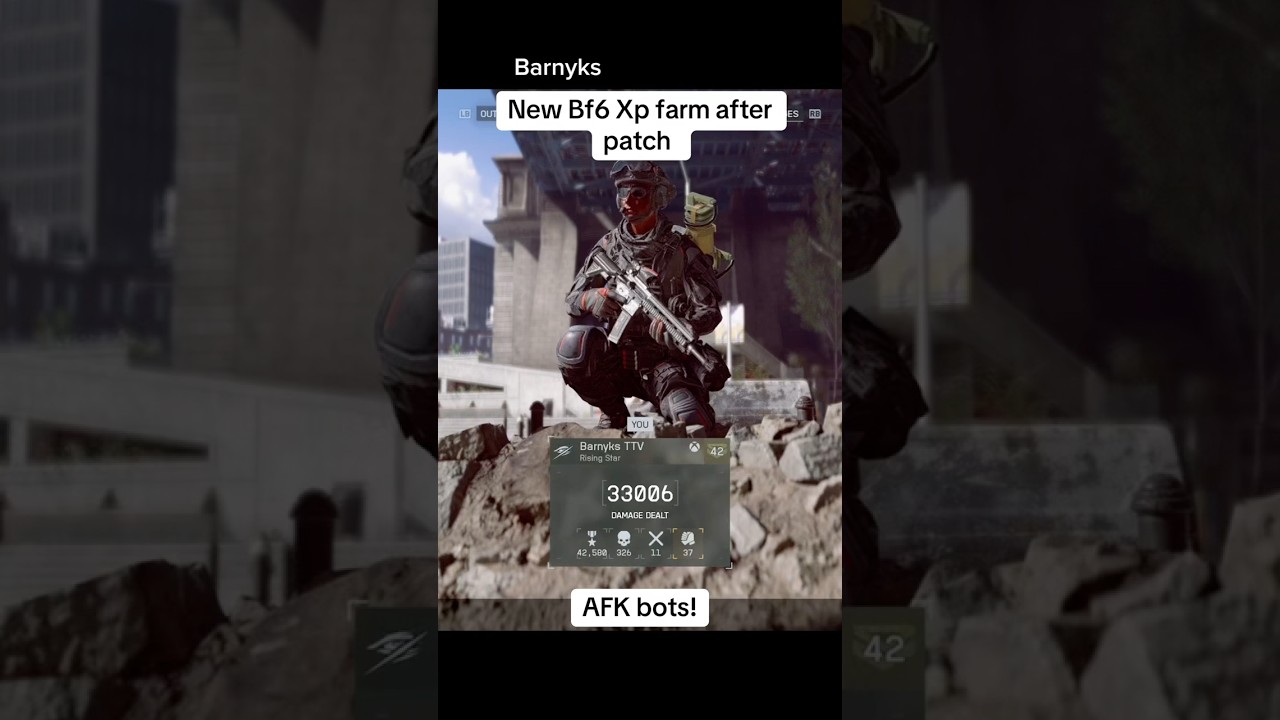 New Battlefield 6 xp farm after patch do this quick👍#fyp#battlefield#battlefield6#gaming