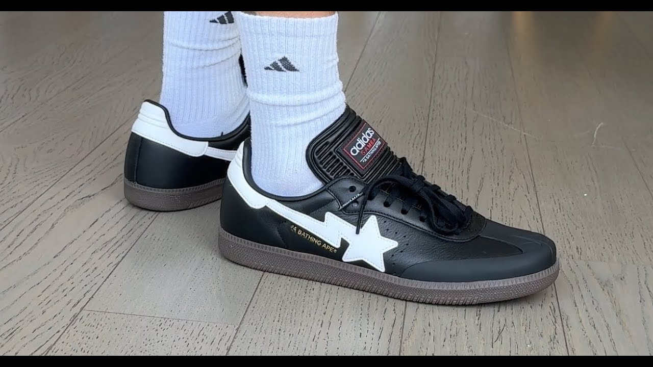 Unboxing and Reviews of Adidas x BAPE Samba Collaboration