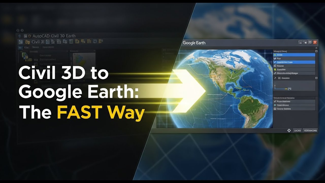 How to Export from AutoCAD Civil 3D to Google Earth Quickly and Efficiently (Practical Guide 2026)