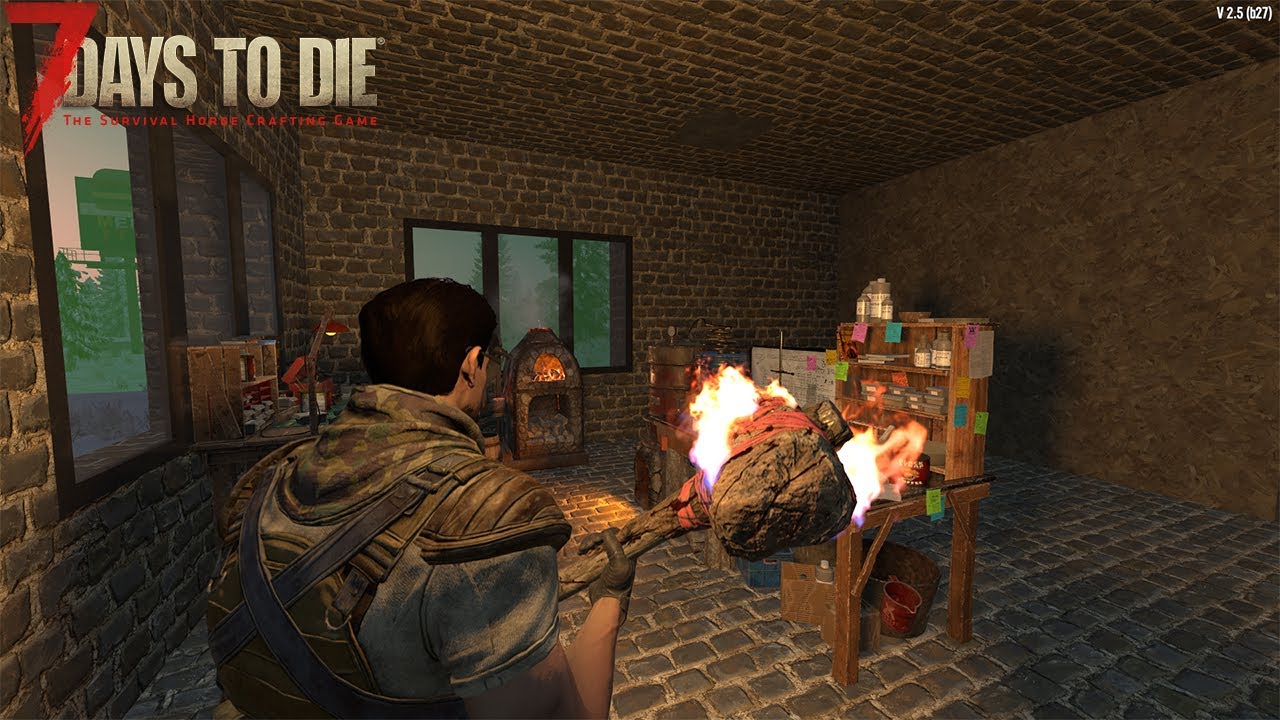 7 days to die 2.5 est #30 - Hogar, dulce hogar la base ya camina, infestacion facilita