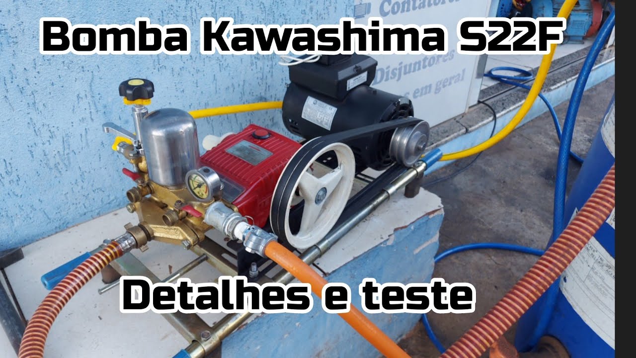 BOMBA LAVA JATO KAWASHIMA S22F 1.5CV | DETALHES, MONTAGEM E TESTE